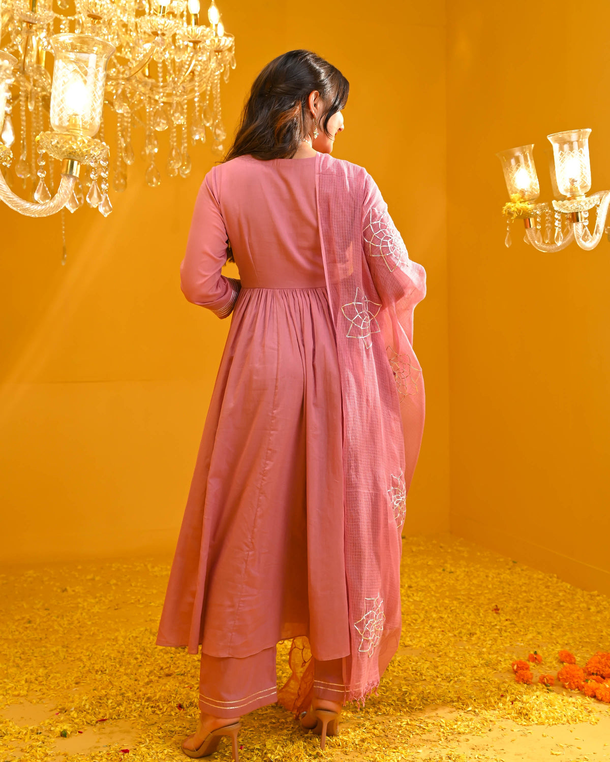 Utsav Charvi Cotton Suit Set