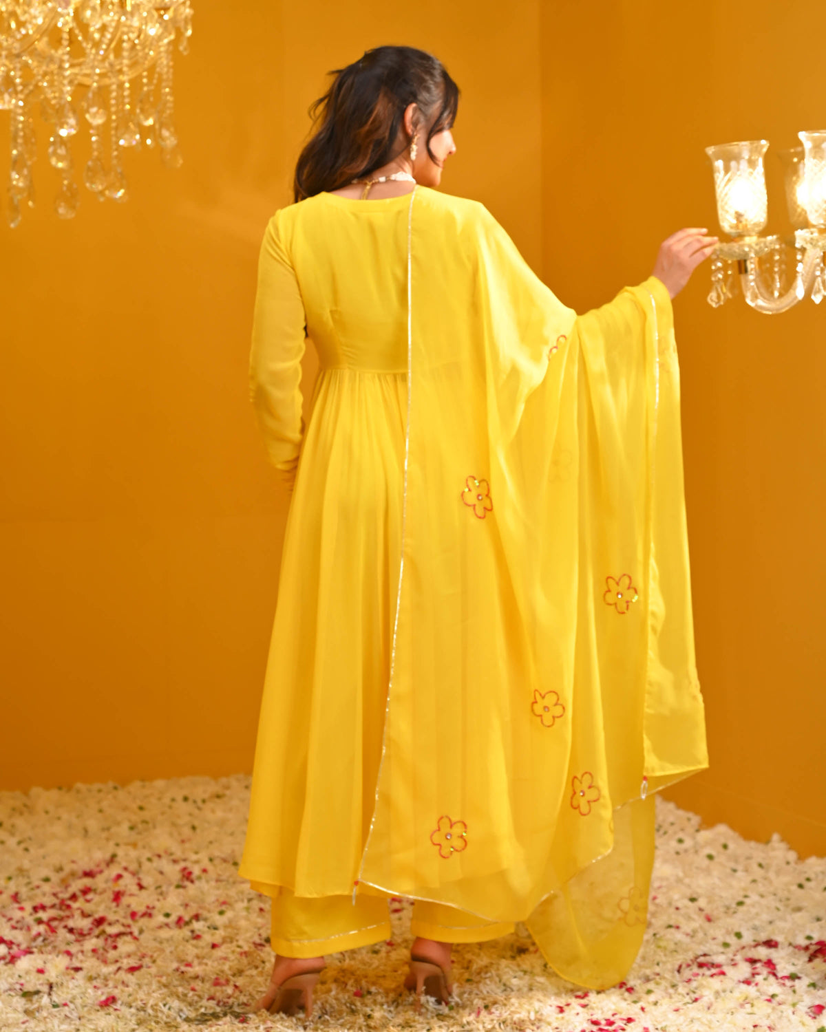 Utsav Gauri Georgette Suit Set