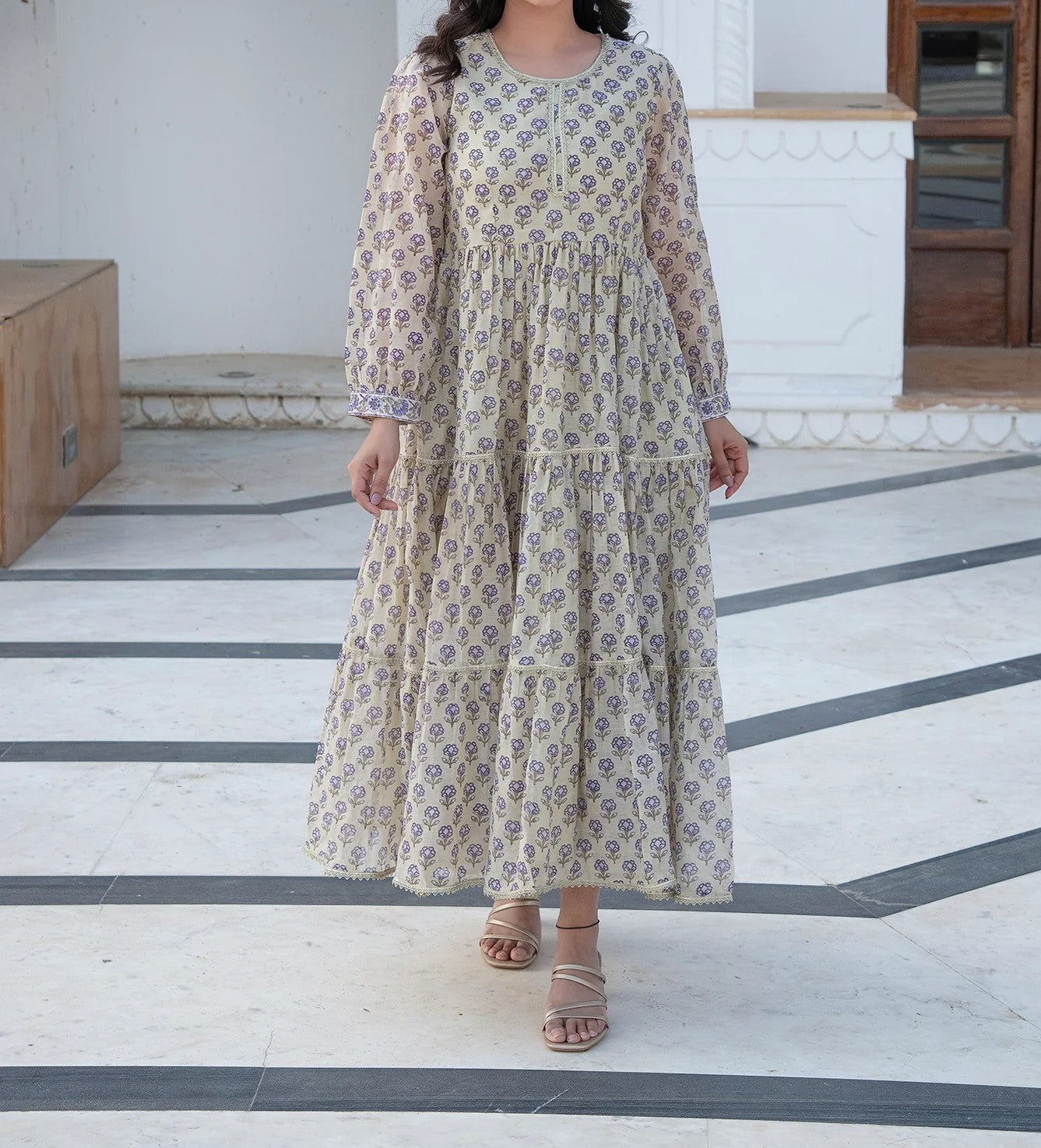 Utsav Fashions HAND BLOCK PRINTED DRESS Utsav Fashions HAND BLOCK PRINTED DRESS