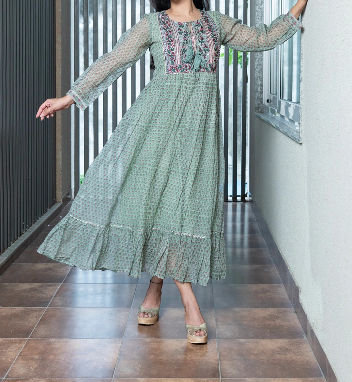 Hand Block Printed Dress