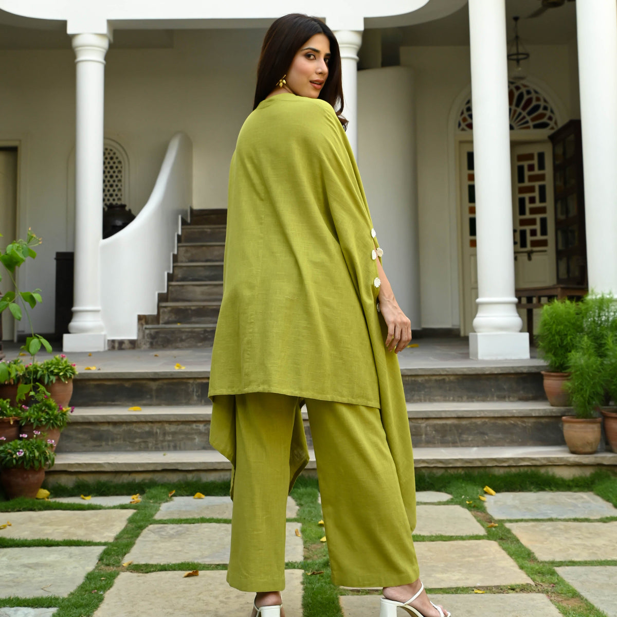 Utsav Cotton Blossom Kurta Set