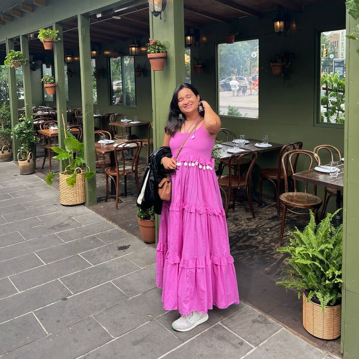 Utsav Pink Coast Cotton Dress