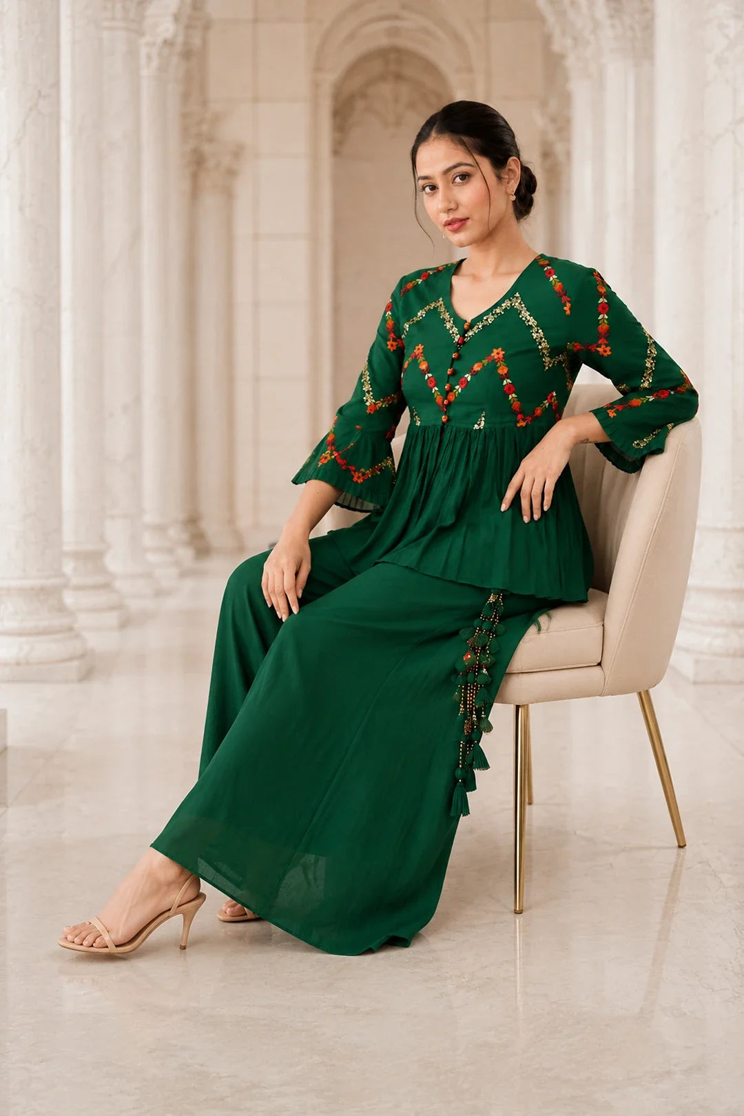 Utsav Avani Embroidered Co-Ord Set