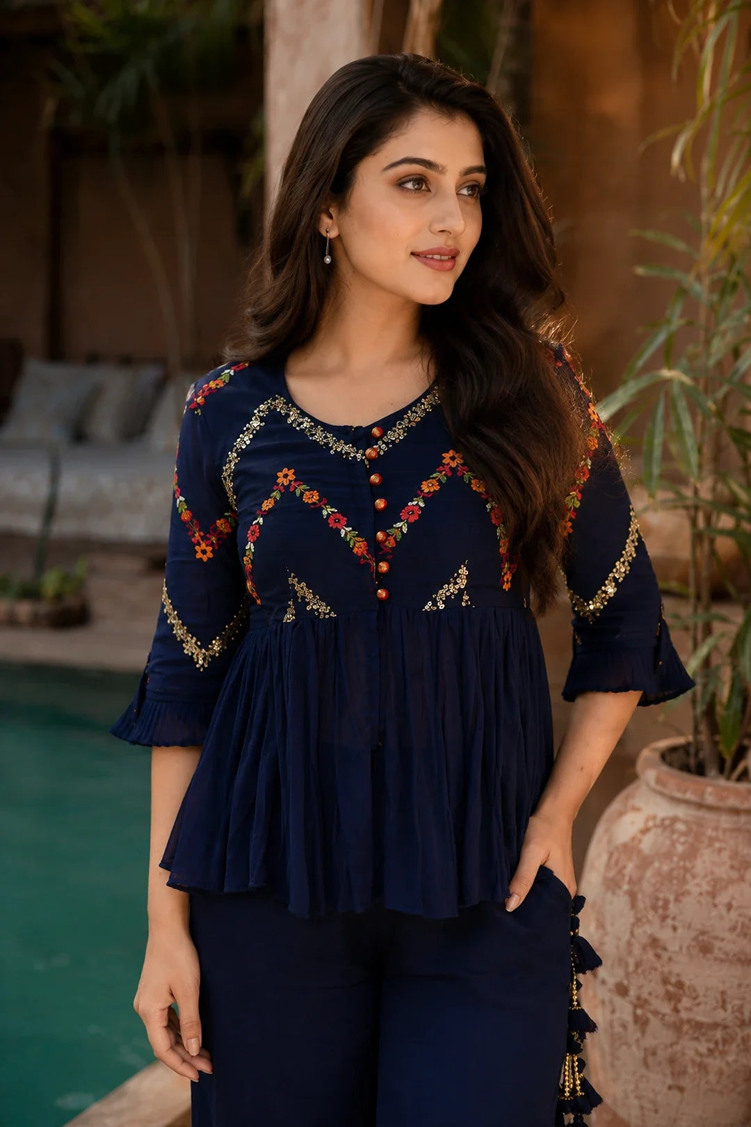 Utsav Urvi Embroidered Co-Ord Set