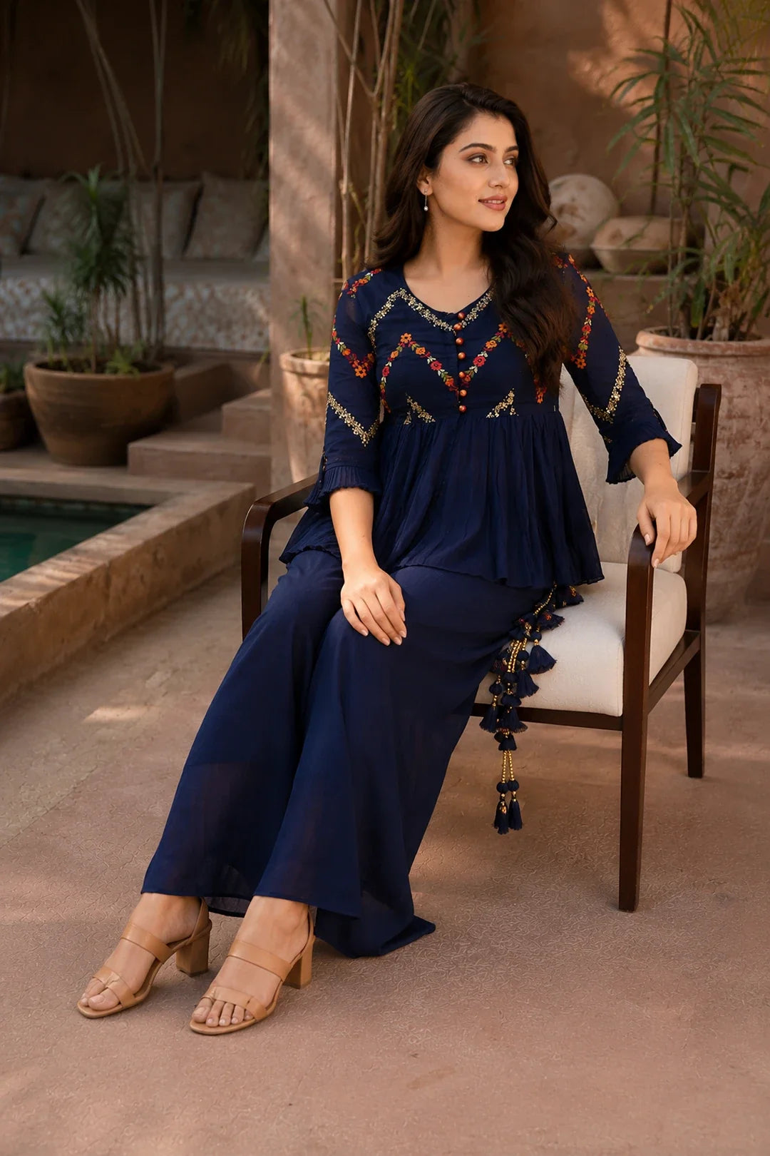 Utsav Urvi Embroidered Co-Ord Set