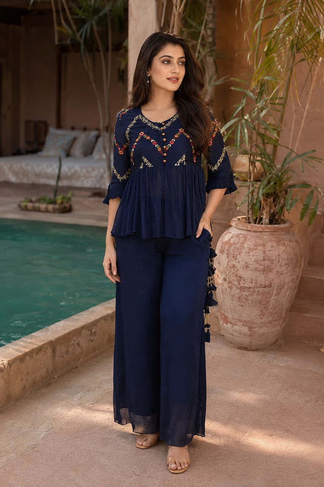 Utsav Urvi Embroidered Co-Ord Set