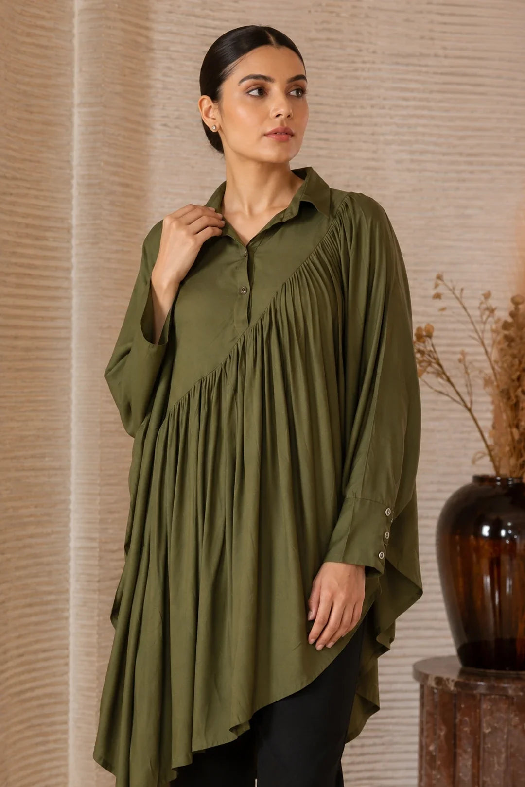 Utsav Olive Fall Co-Ord Set