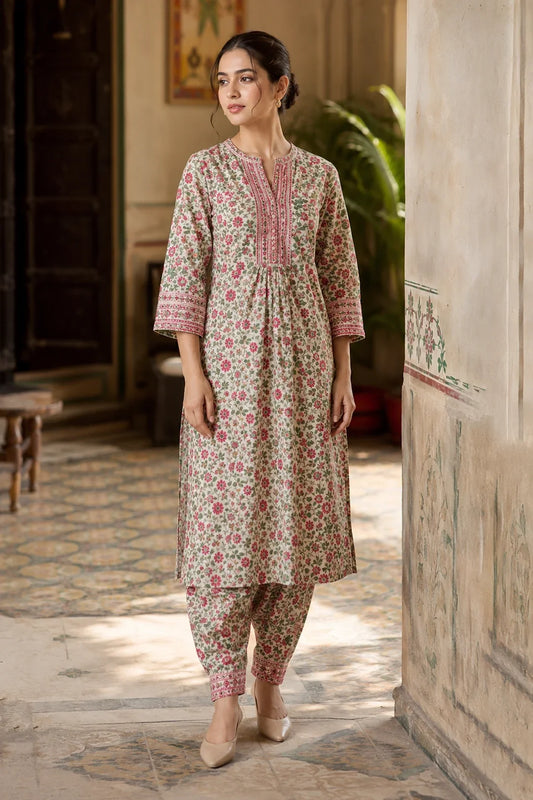 Utsav Mahnoor Kurta & Lantern Pant Set