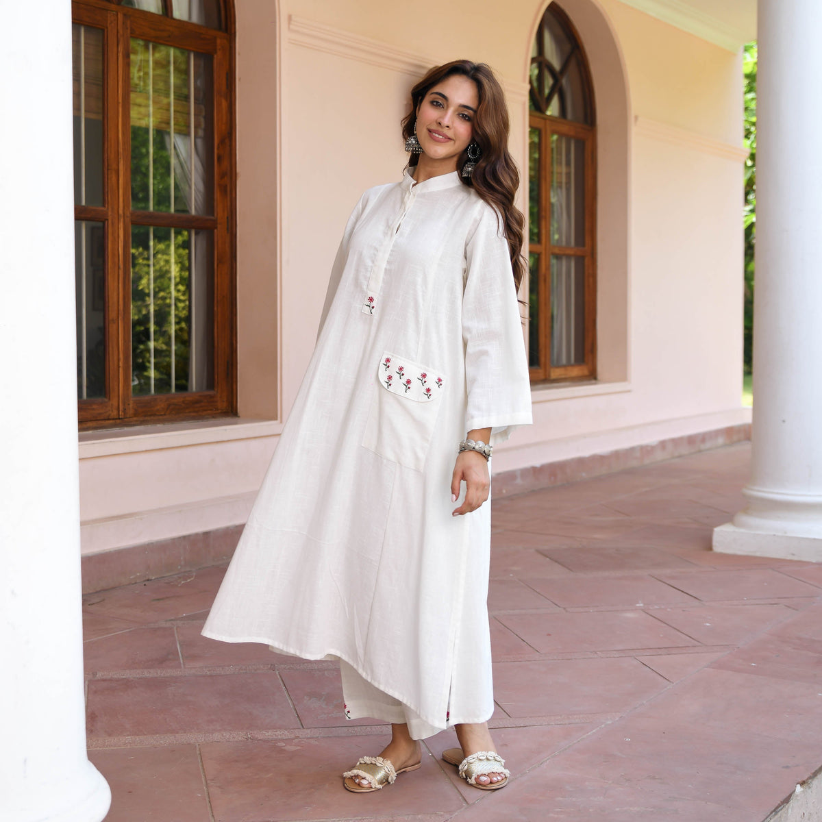Utsav Noorani Embroidered Kurta Set
