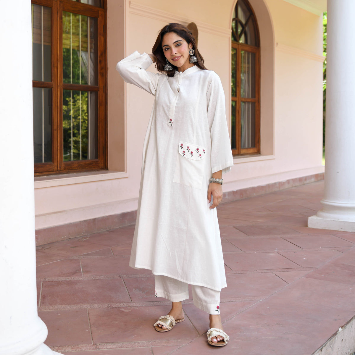 Utsav Noorani Embroidered Kurta Set