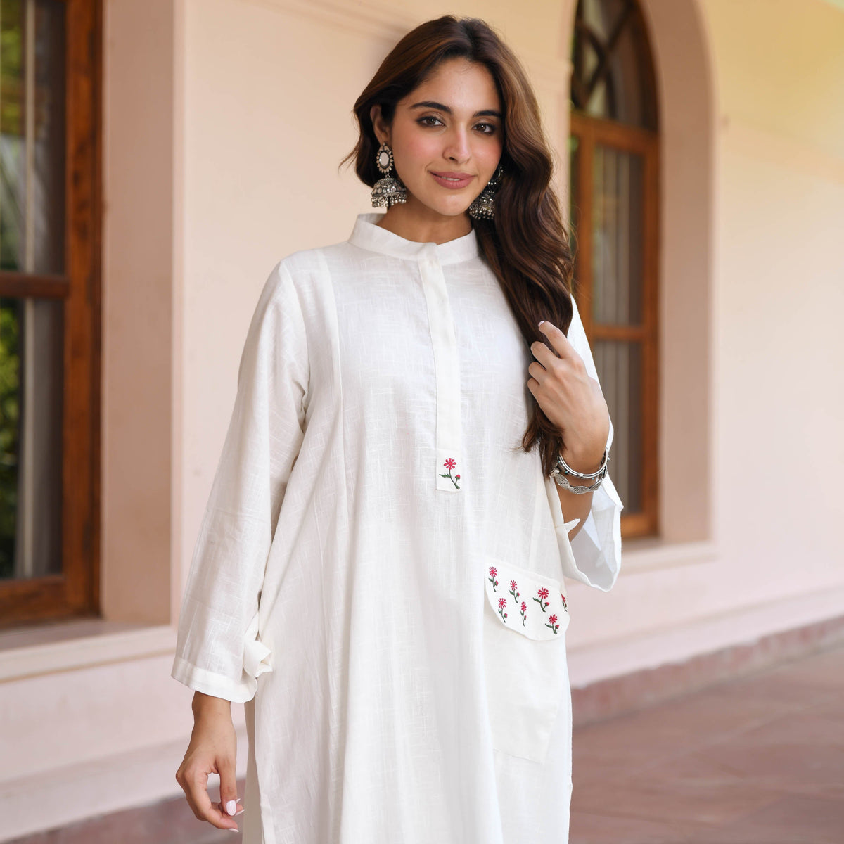 Utsav Noorani Embroidered Kurta Set