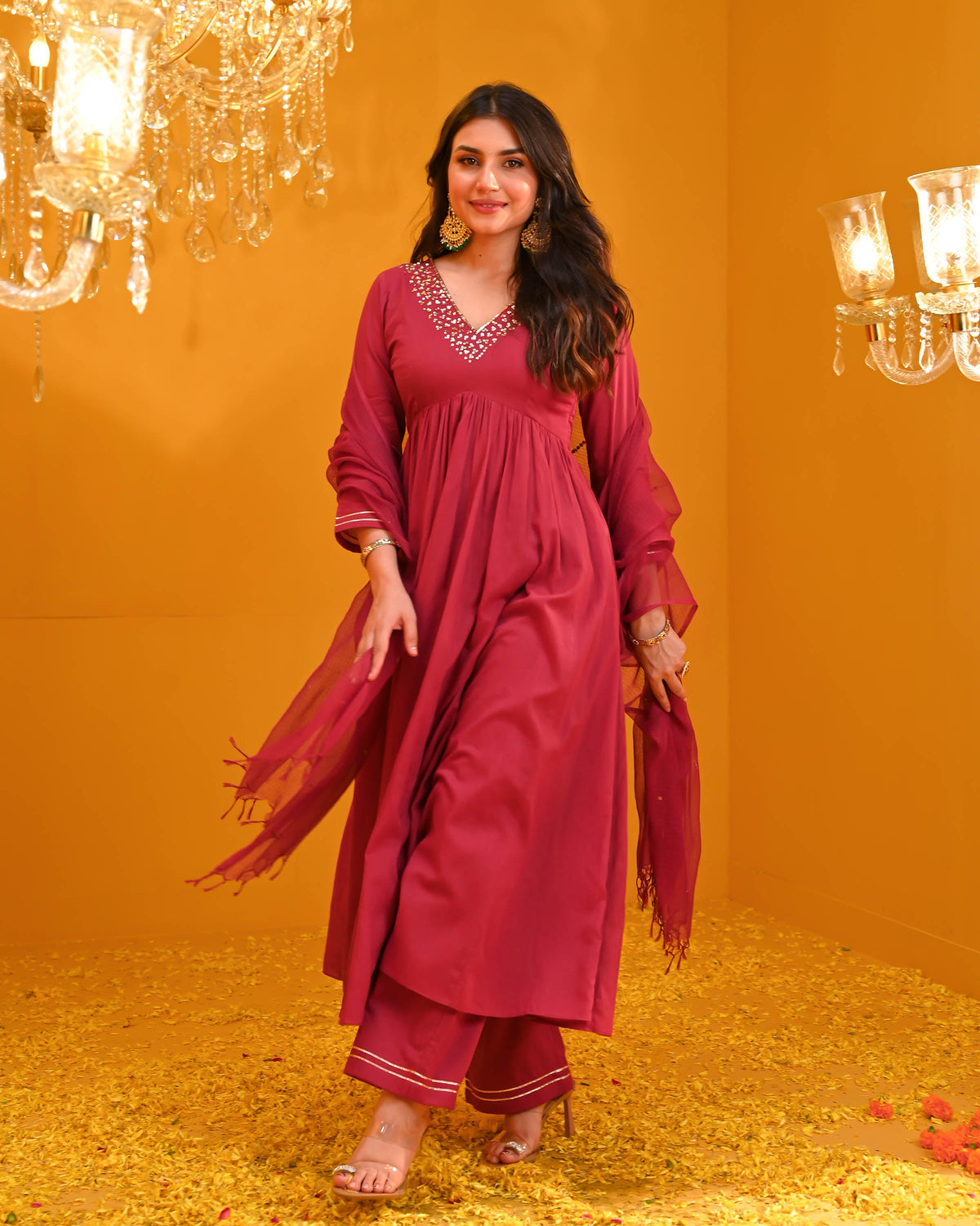 Utsav Siya Cotton Suit Set