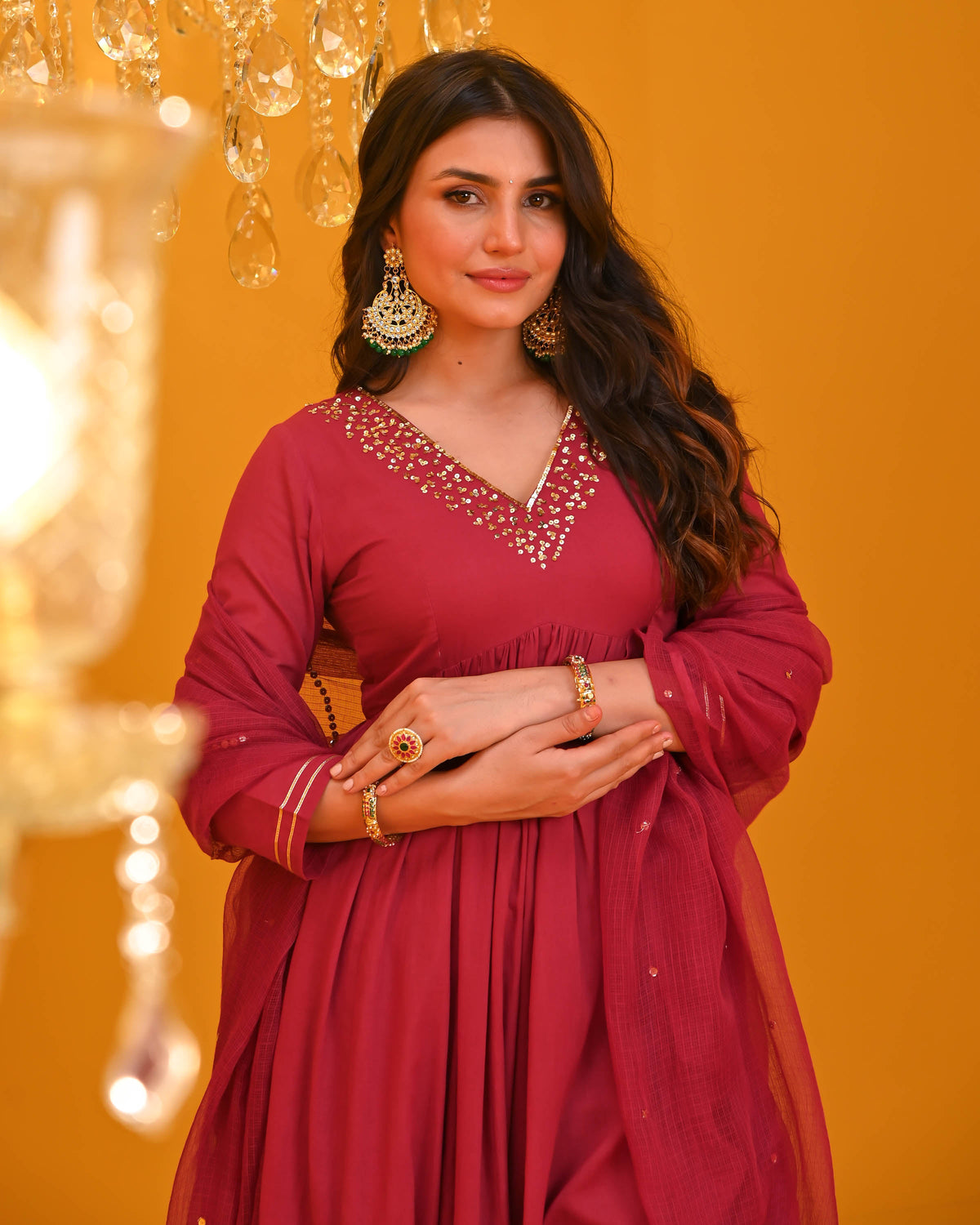 Utsav Siya Cotton Suit Set