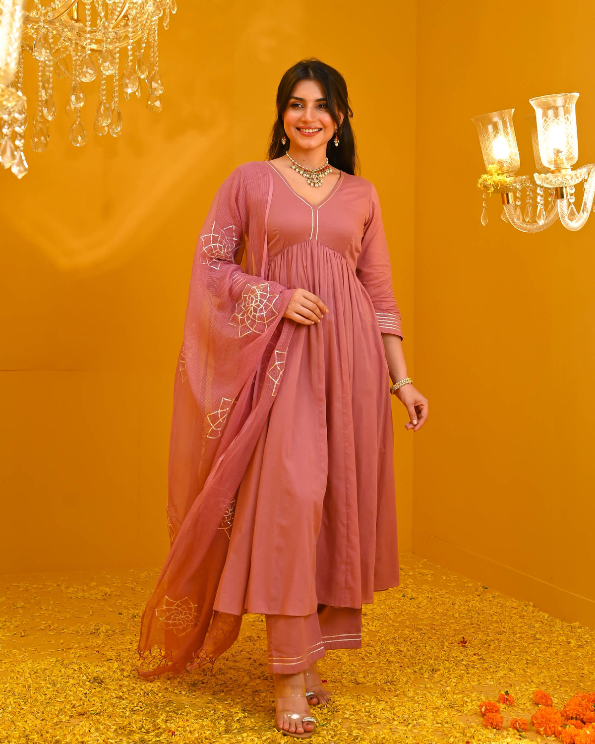 Utsav Charvi Cotton Suit Set