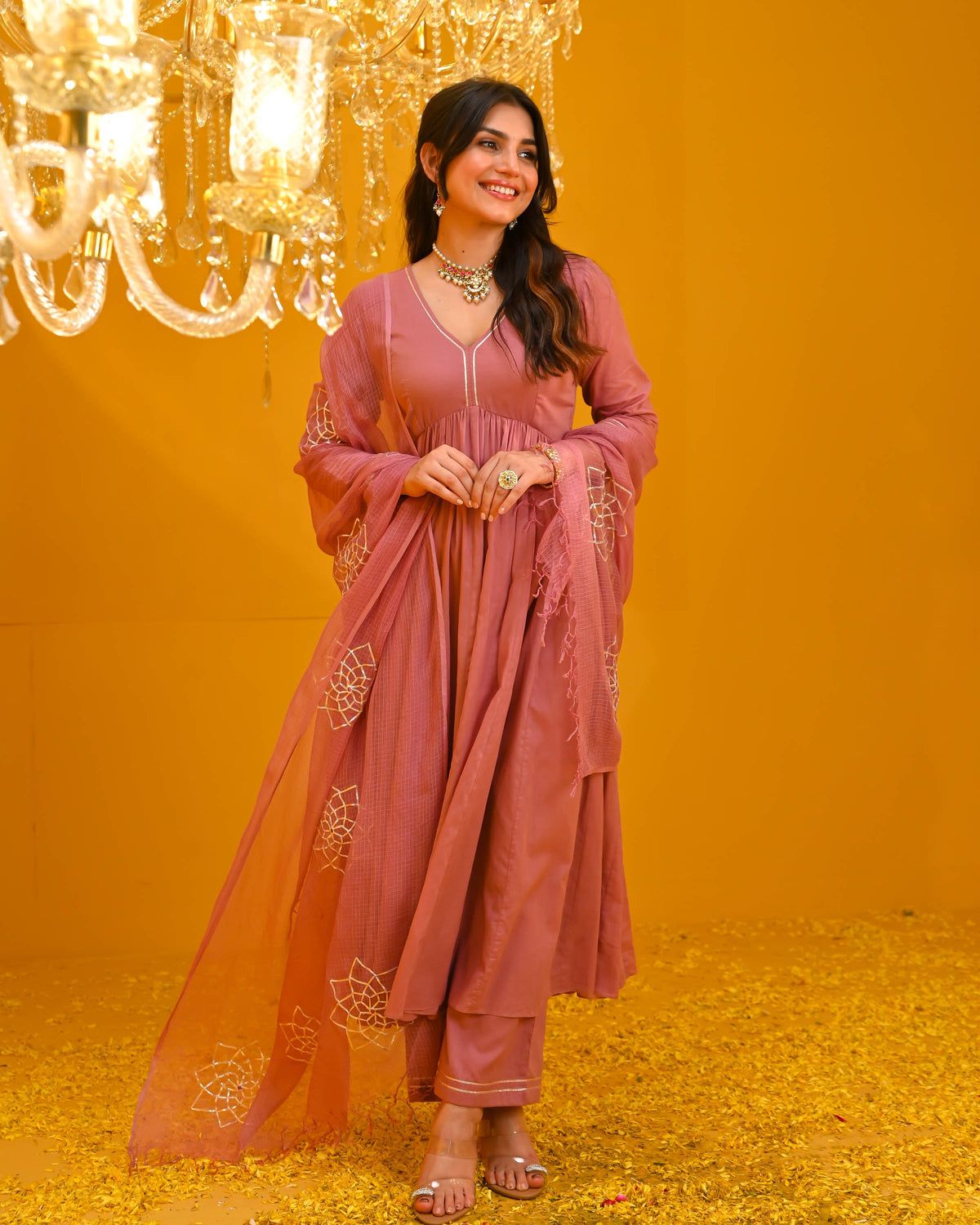 Utsav Charvi Cotton Suit Set