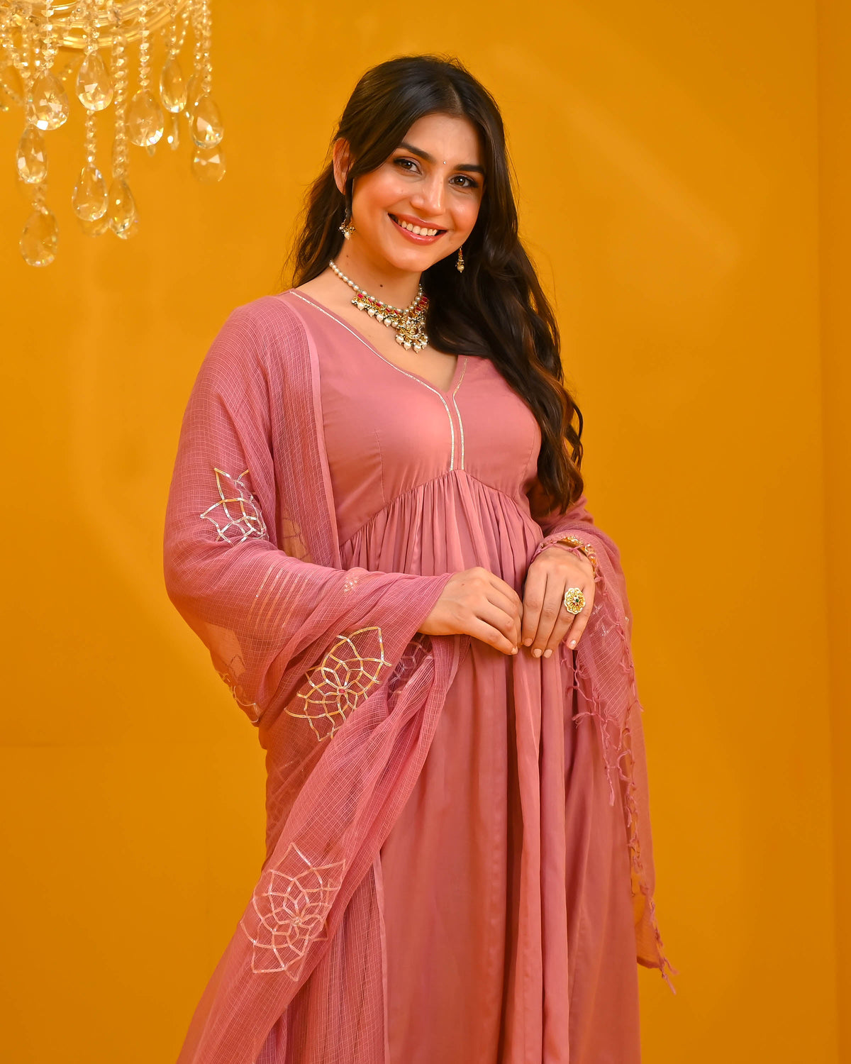 Utsav Charvi Cotton Suit Set