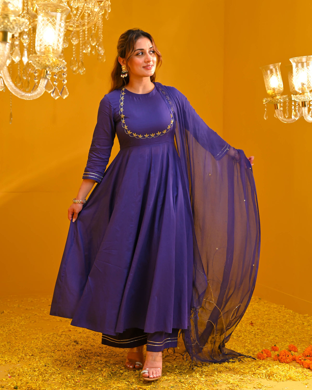 Utsav Damini Cotton Suit Set