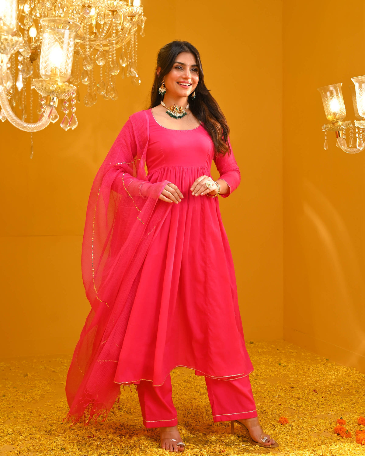 Utsav Esha Cotton Suit Set