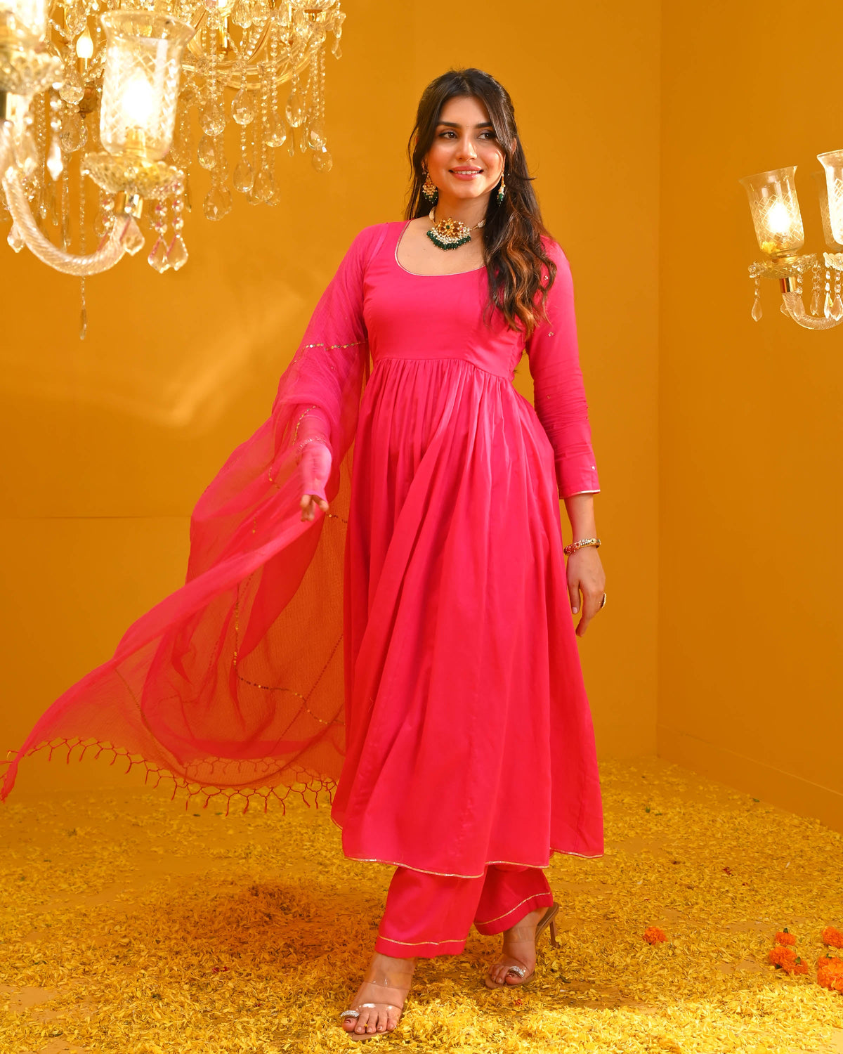 Utsav Esha Cotton Suit Set