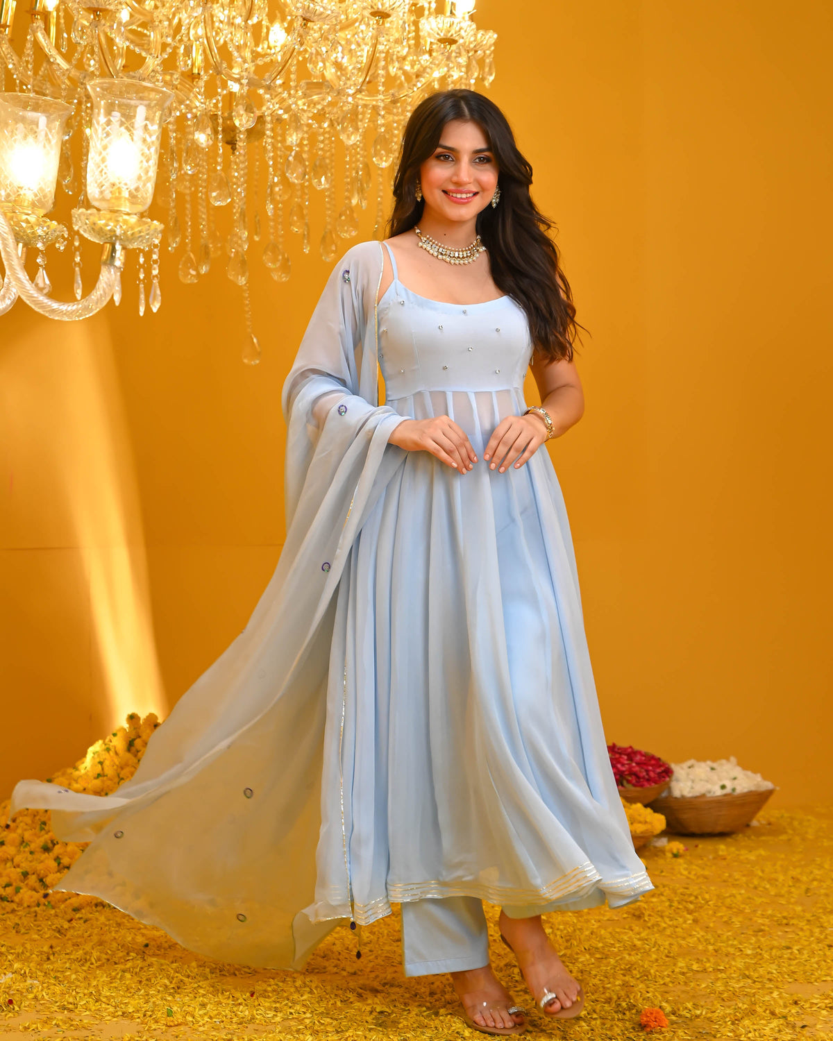 Utsav Nayantara Georgette Suit Set
