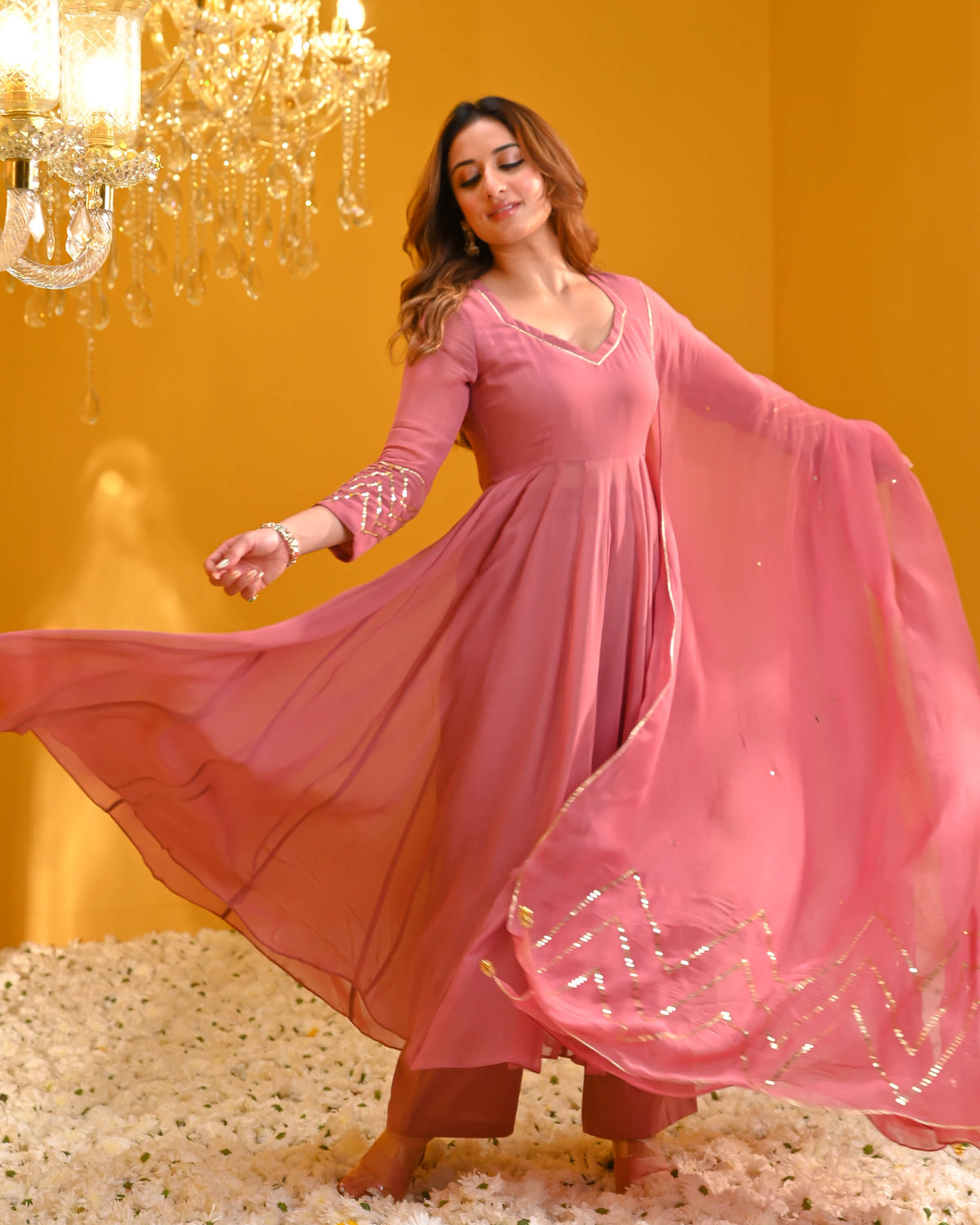 Utsav Ojasvi Georgette Suit Set