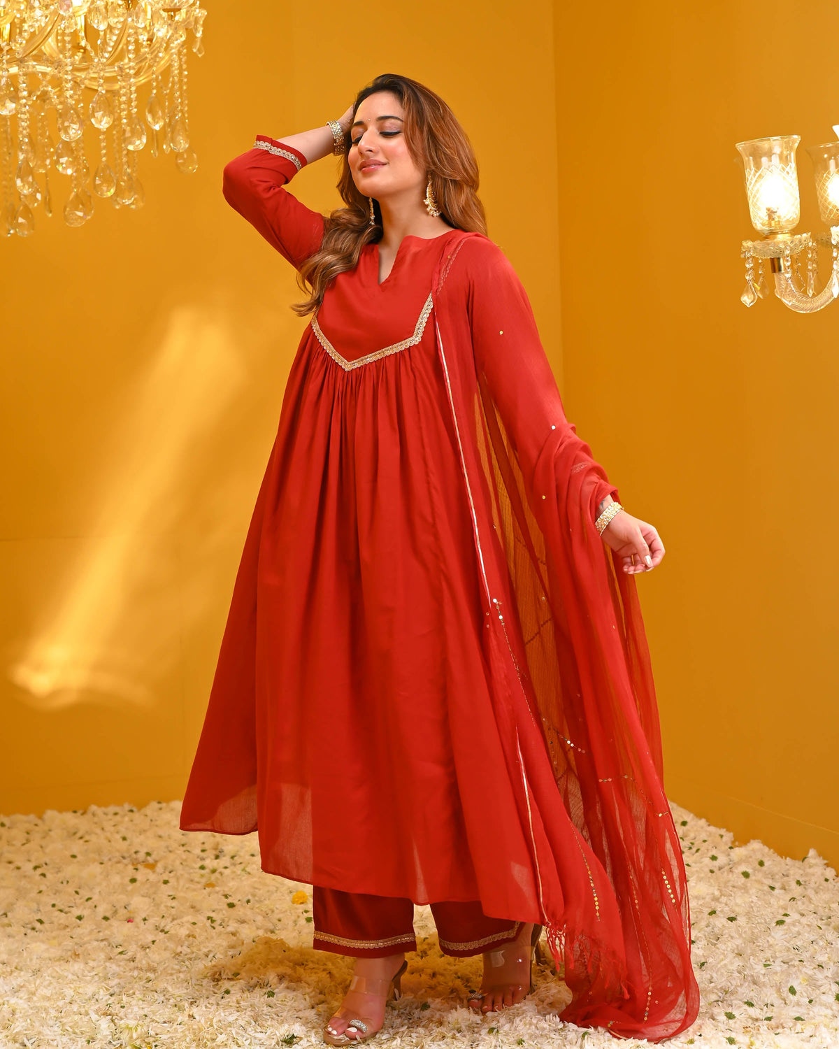 Utsav Tanvi Cotton Suit Set