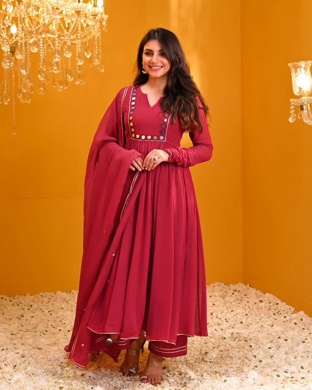 Utsav Vedika Georgette Suit Set