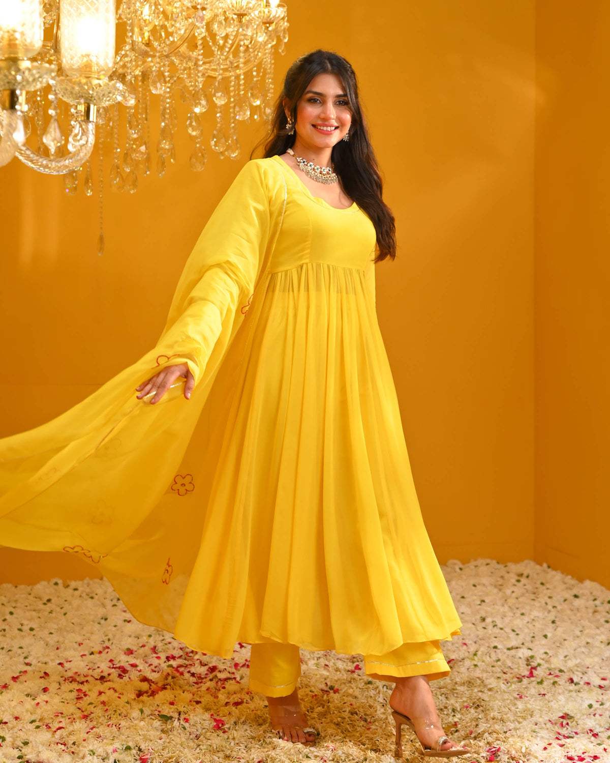 Utsav Gauri Georgette Suit Set