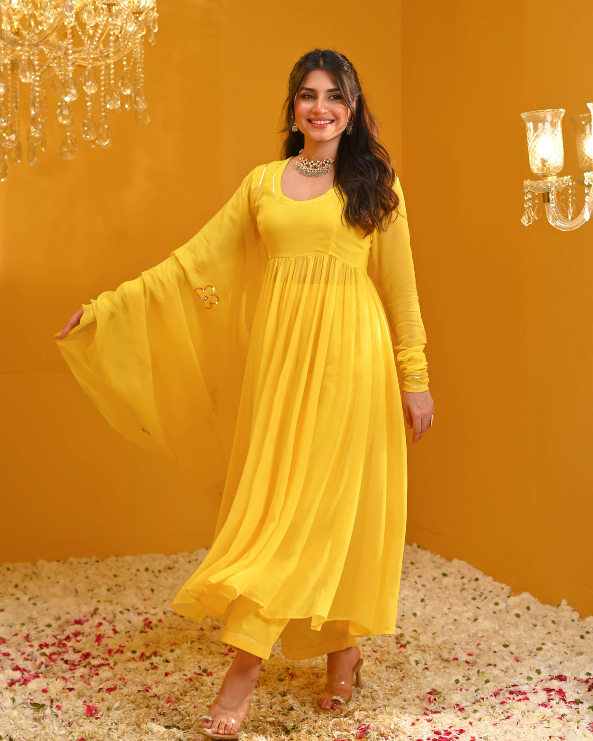 Utsav Gauri Georgette Suit Set