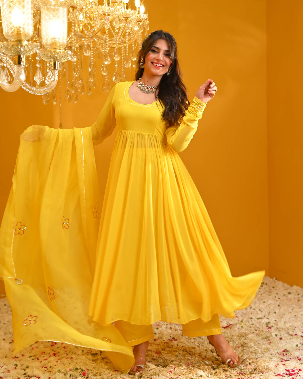 Utsav Gauri Georgette Suit Set