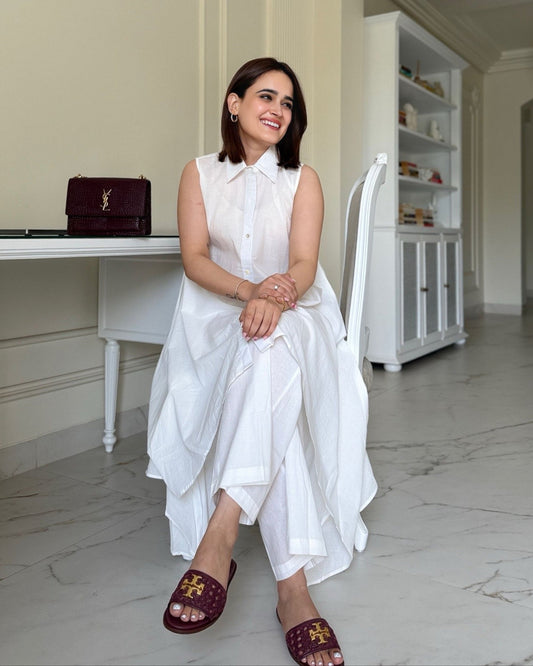 Flair Affair White Co-ord Set