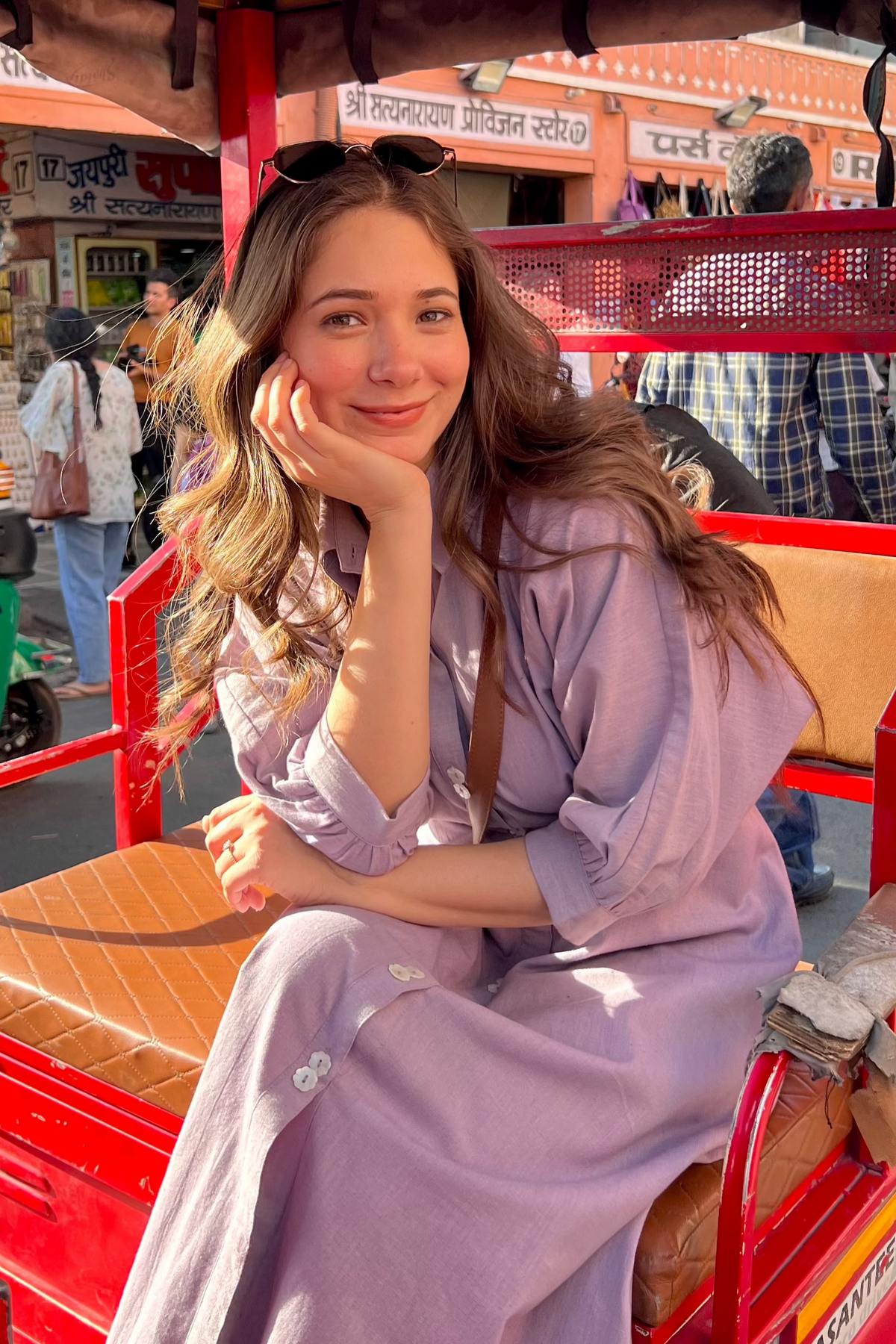 Utsav Lavender Grace Shirt Dress
