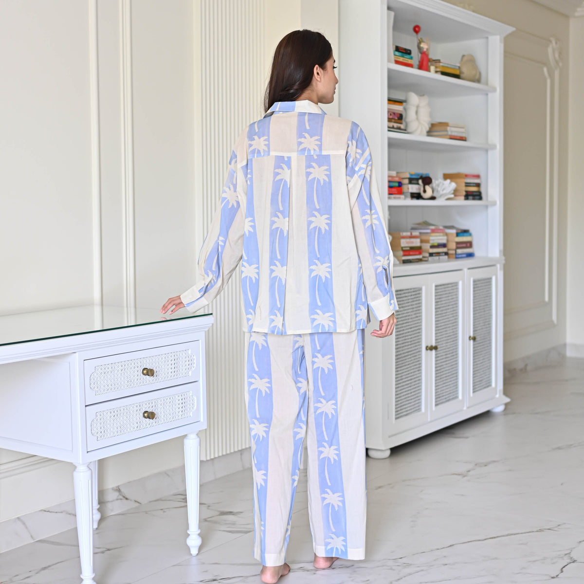 Utsav Palm Tree Print Pyjama Set