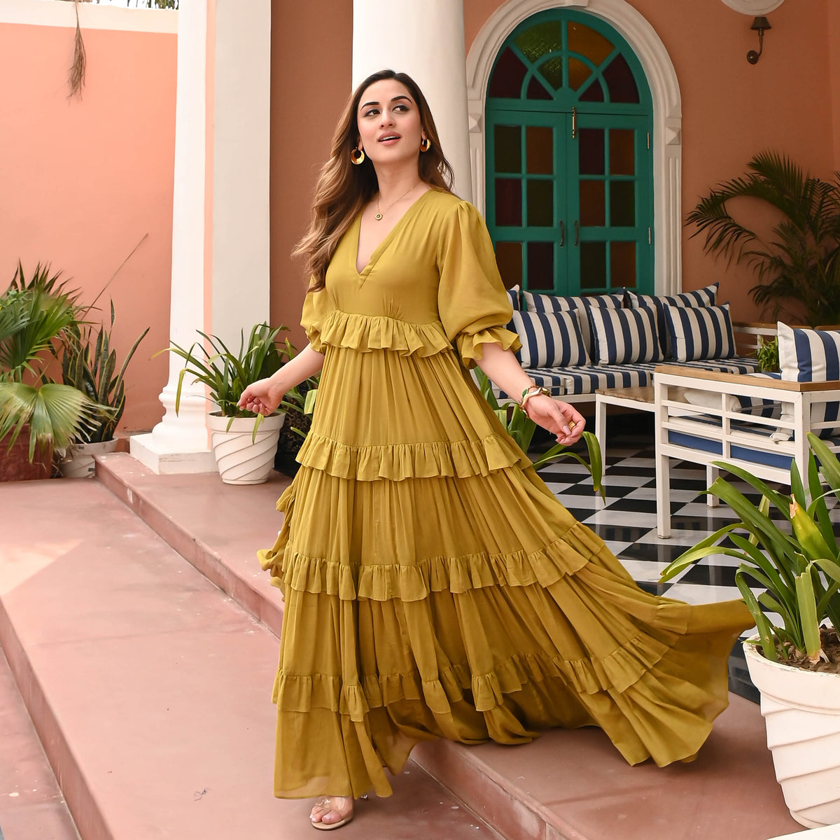 Utsav Bella Blossom Cotton Dress