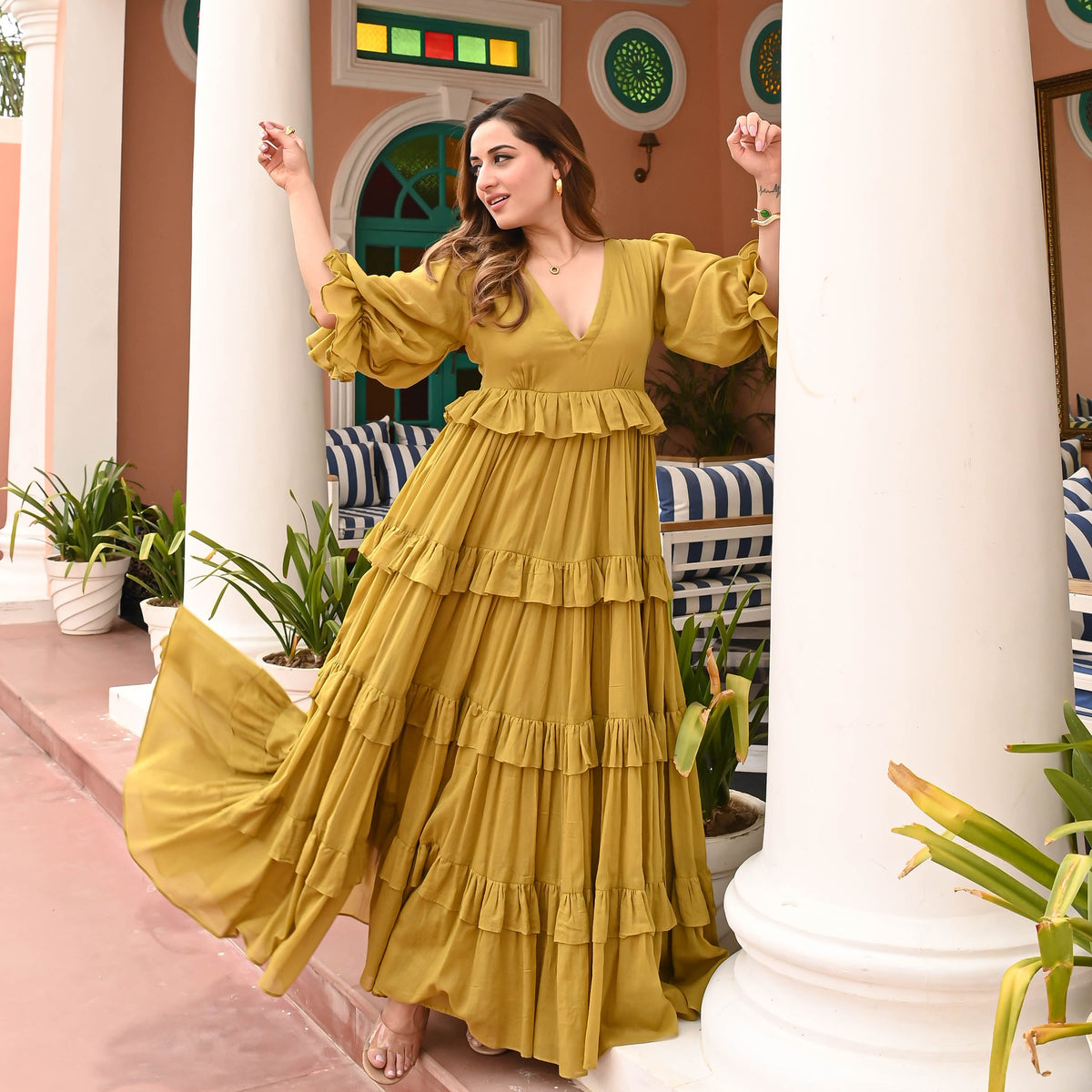 Utsav Bella Blossom Cotton Dress