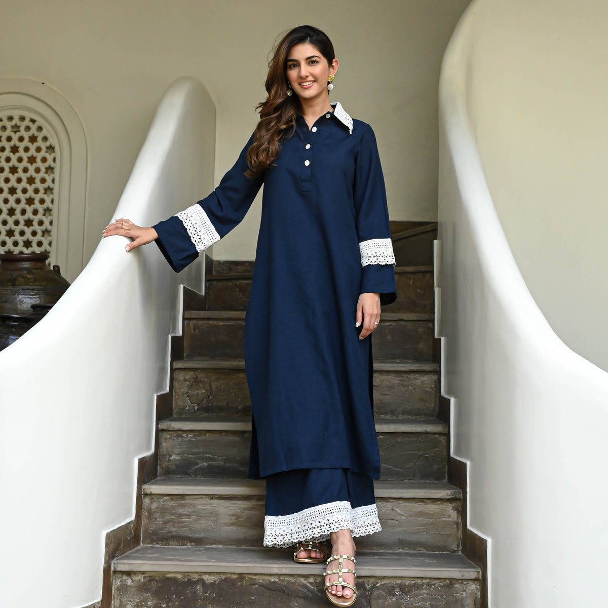 Utsav Cotton Meadow Coord Set