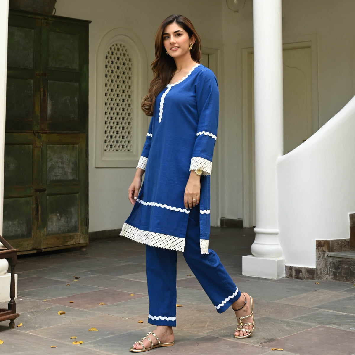 Utsav Cotton Enchant Kurta Set