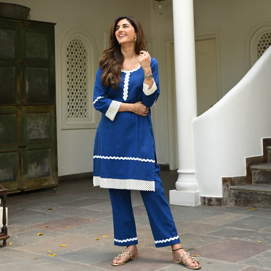 Utsav Cotton Enchant Kurta Set