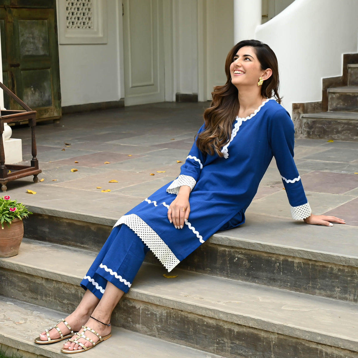 Utsav Cotton Enchant Kurta Set