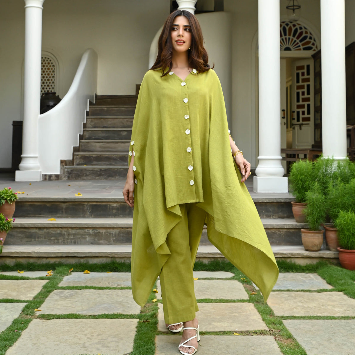 Utsav Cotton Blossom Kurta Set