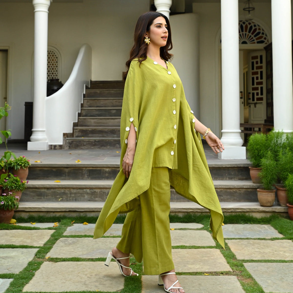 Utsav Cotton Blossom Kurta Set